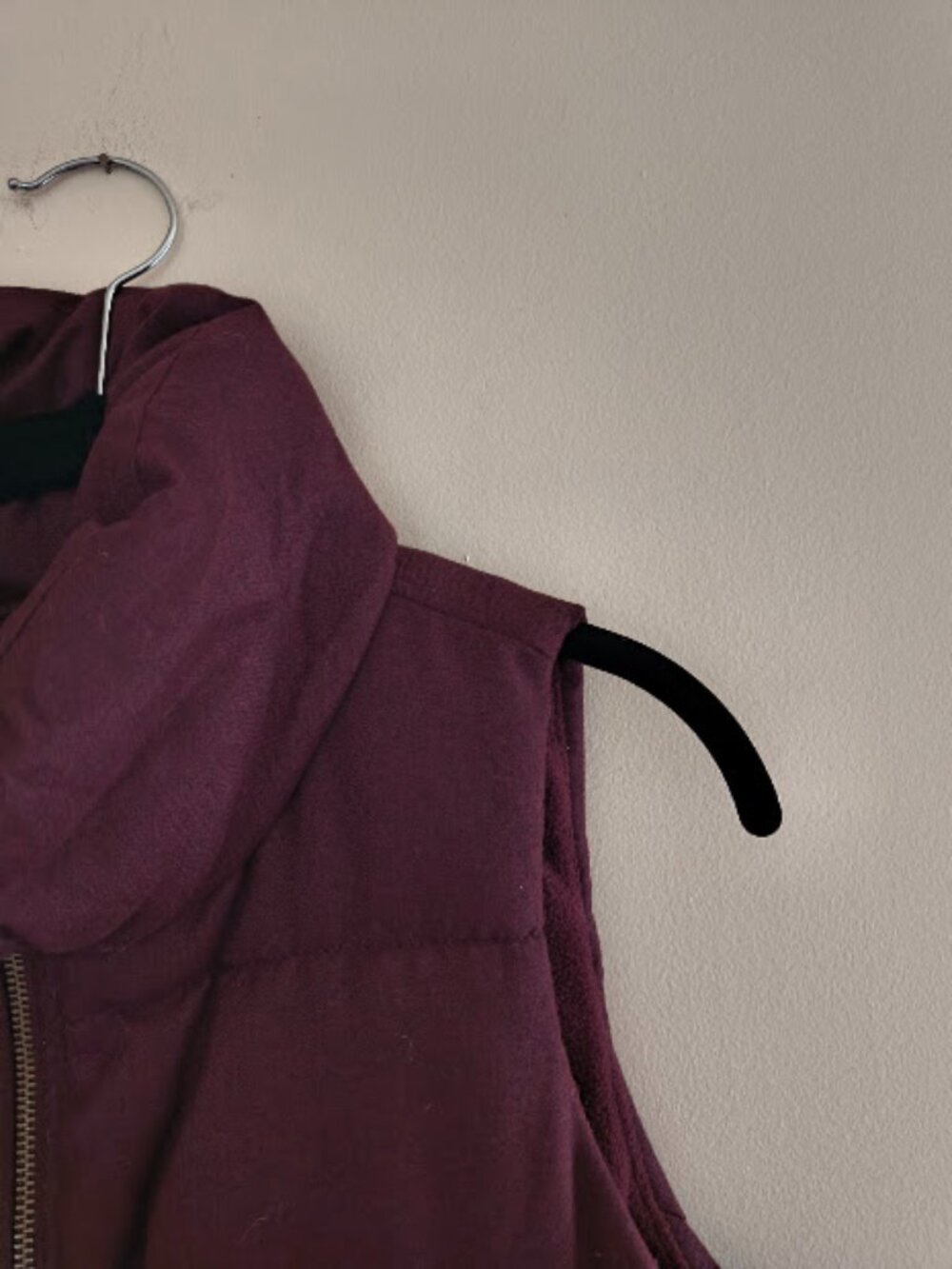 Old Navy Burgundy Puffer Vest